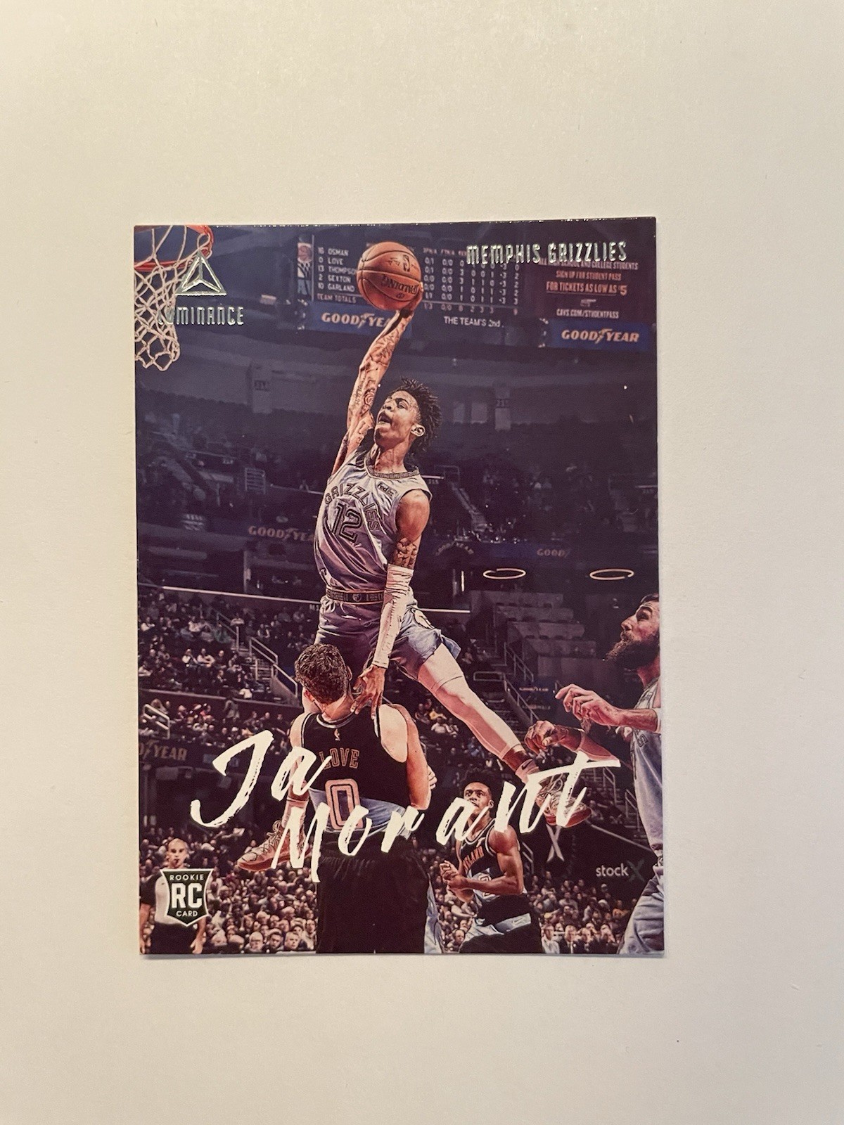 2019-20 Panini Chronicles Luminance - Ja Morant #165 Rookie RC