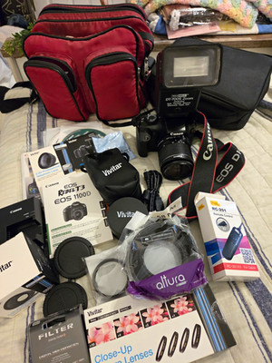 Canon EOS Rebel T3 1100D Digital SLR Camera w/ Accessories**SUPER BUNDLE**