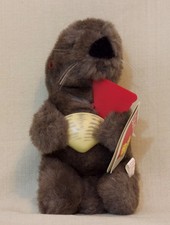 Vintage Dakin 1988 Otter Pup with Scallop Plush with Tags