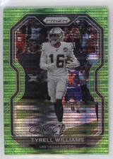 2020 Panini Prizm Neon Green Pulsar Prizm Tyrell Williams #133 14gy