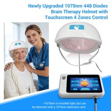 36W 1070nm Red Light Therapy Device Brain Stimulation Helmet Memory Improvement