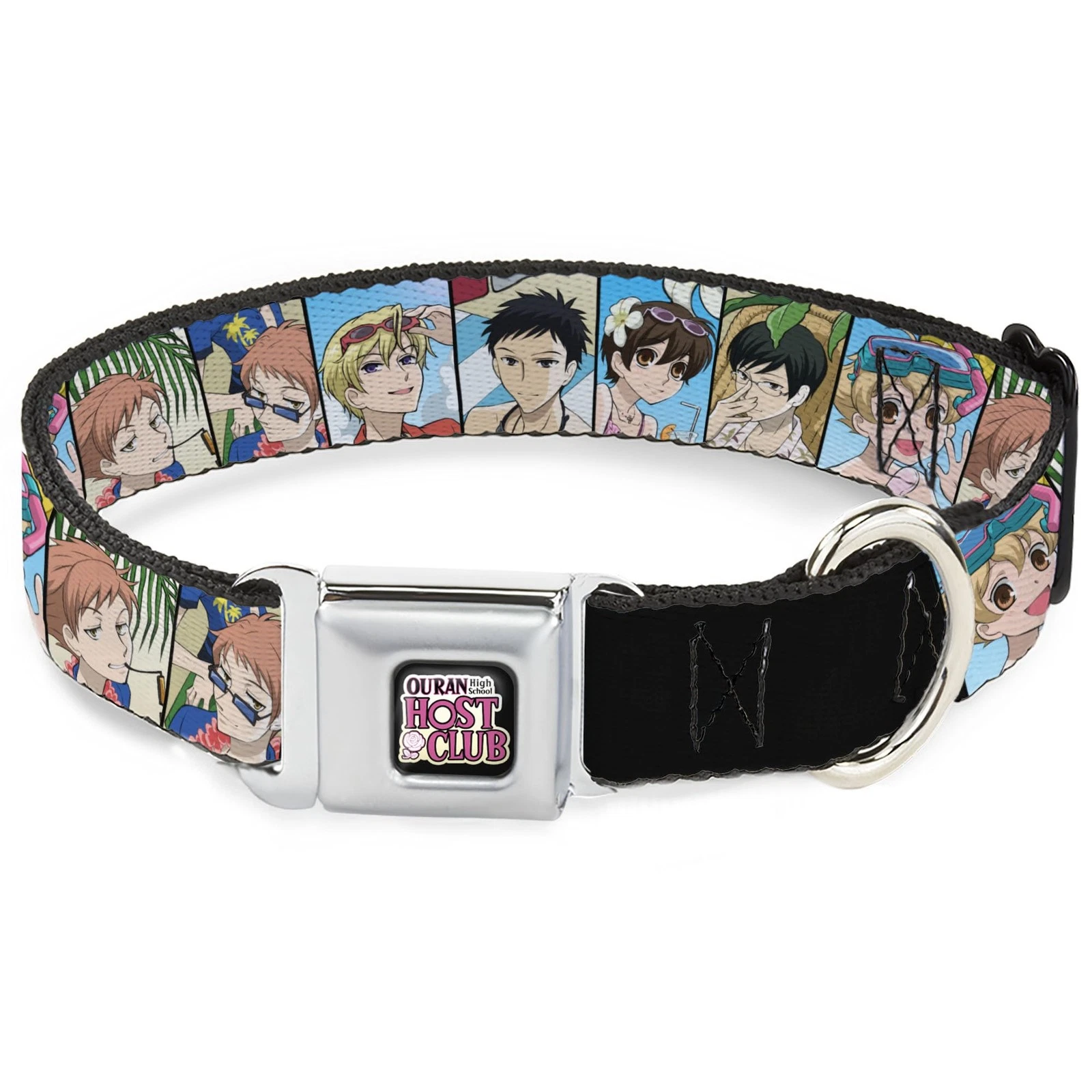 Crunchyroll Pet Collar, Dog Collar Metal Seatbelt Buckle, Ouran Host (US IMPORT)
