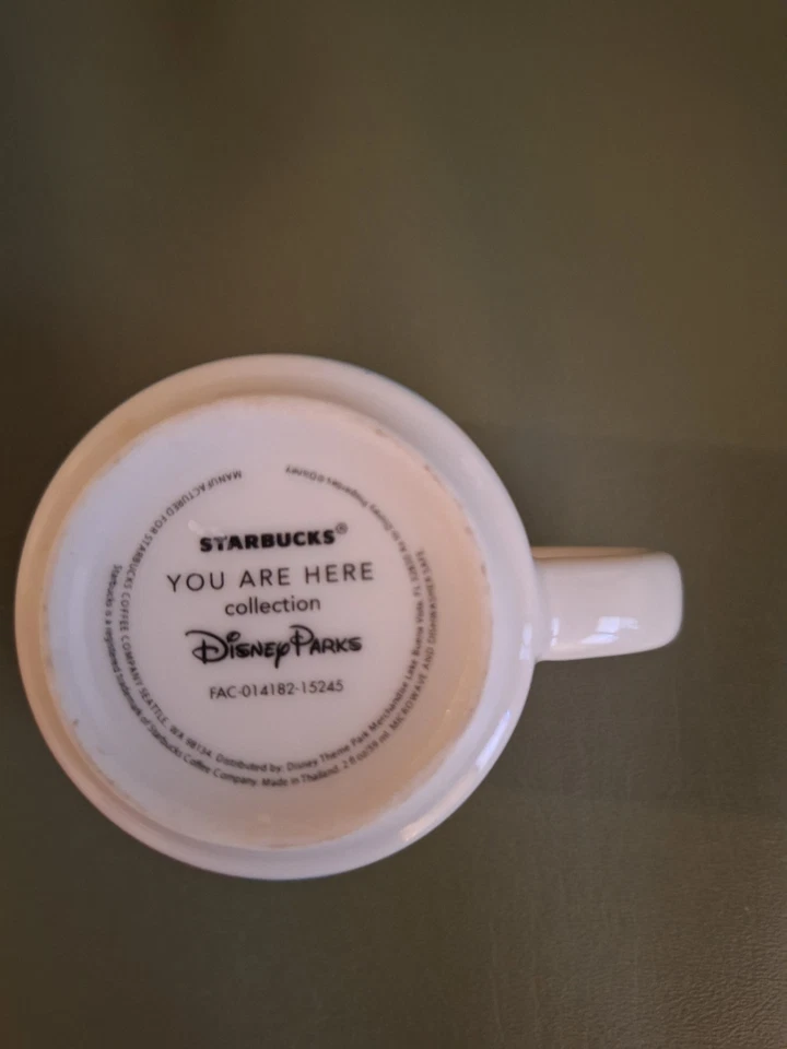 Taza de café Starbucks Disneyland Disney Parks You Are Here Collection taza de 14 OZ Foto 4 de 4