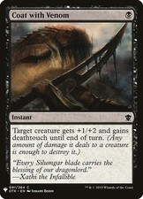 x1 Coat with Venom - Mystery Booster - NM - MTG