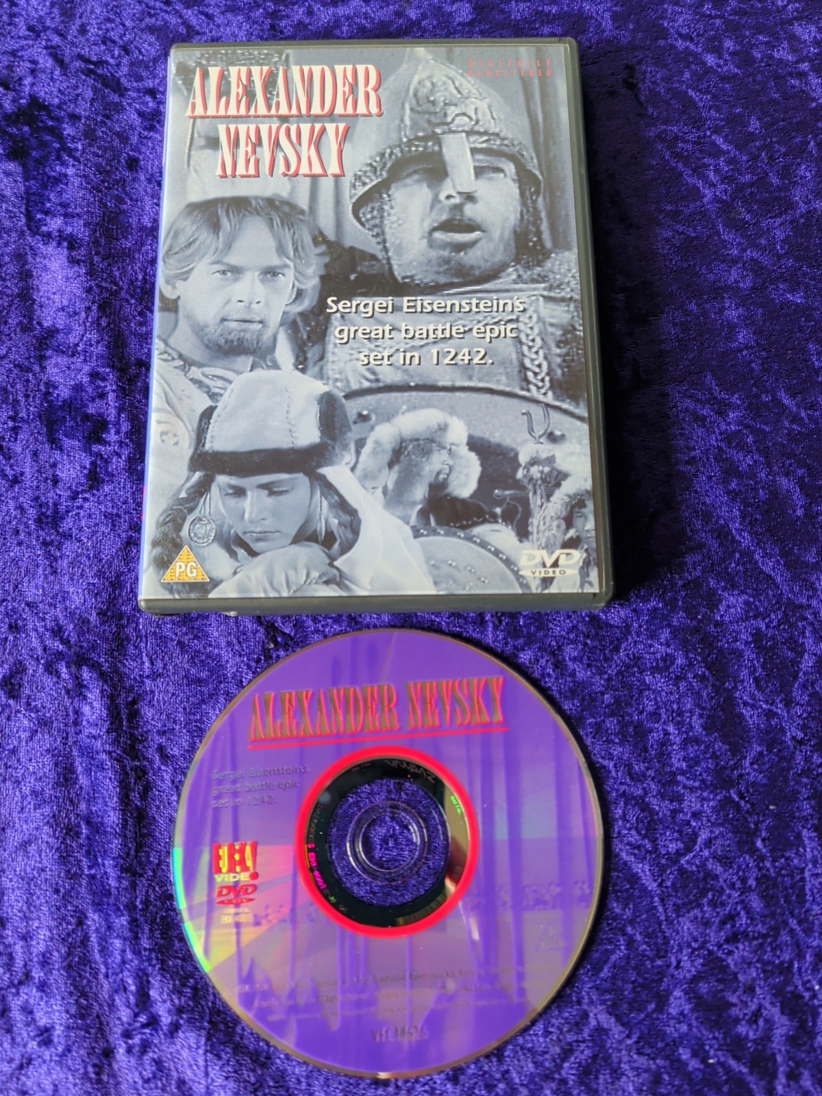DVD ALEXANDER NEVSKY SERGEI EISENSTEIN RUSSIAN EPIC BATTLE 1242 EUREKA UK R2