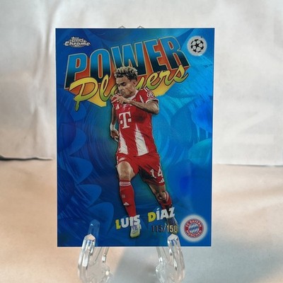2025-26 Topps Chrome UEFA Power Players Luis Diaz Blue /150 PP-20