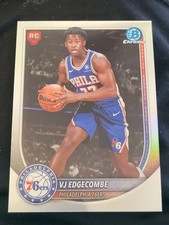 2025-26 Bowman Chrome VJ Edgecombe #BRR-3 Red Rookie Redemption RC 76ers SP