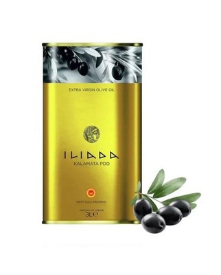 Iliada Extra Virgin Olive Oil 101 ounce ( 3L ) Tin 2027 Expiration