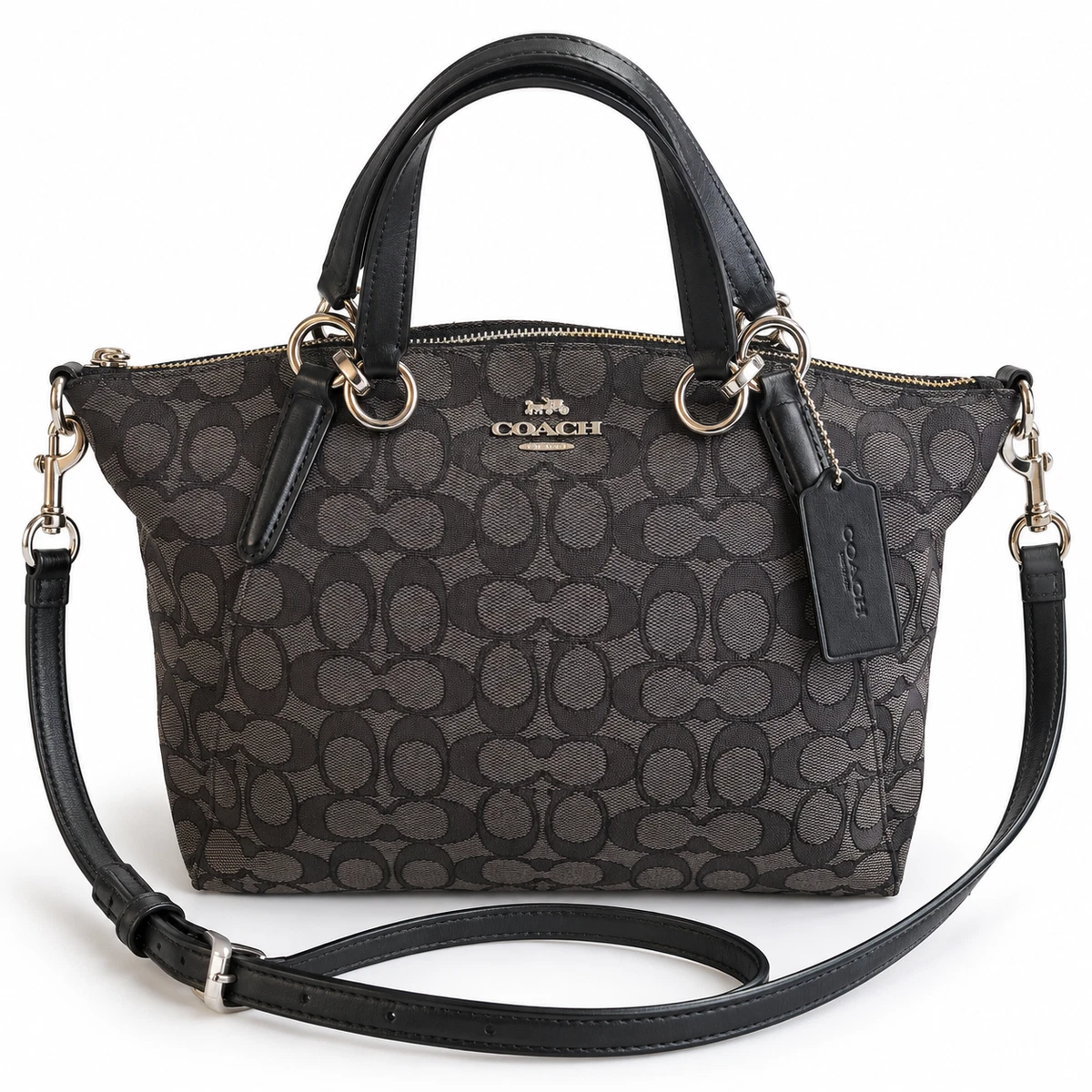 Coach Kelsey Canvas Exterior Satchel/Top Handle Bag Handbags