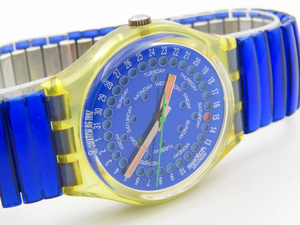 SWATCH GENT-FLEX DROP DARK - NEUWARE - EIN TRAUM IN BLAU - Bild 2 von 4