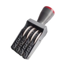 Numbering Stamp Number Stamp Digital 4 Bands Rolling Stamp for Date Office