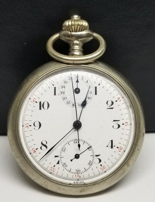 FAPW700 Vintage Robert Freres Minerva Pocket Watch,  Size 39mm, 17 J, Working.