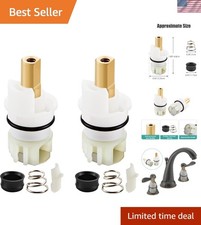 2-Pack Delta Faucet Stem Replacement with Springs  Rubber Seats for Easy Use