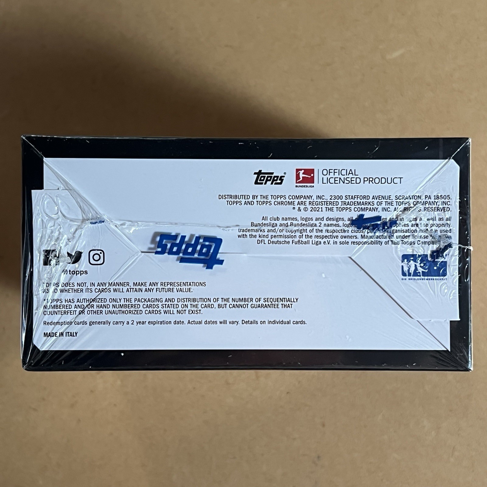 2020/21 Topps Chrome Bundesliga Sapphire Edition Box Football Soccer NEW SEALED view 6