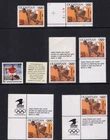 US 1990 NH 2496 JESSE OWENS OLYMPICS COLLECTION of 8 items  Black - FreeShipUSA