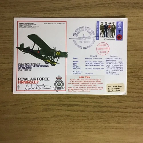 Royal Air Force Finningley British Forces Stamped Cover J