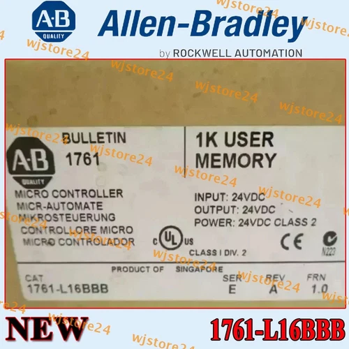 New NEW PLC 1761-L16BBB New AB MicroLogix 1000 16 Point Controller