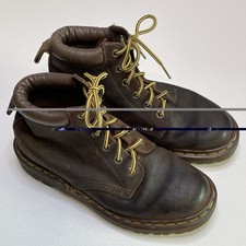 Mens UK 5 Vtg Doc Dr. Martens 939 Ben Crazy Horse Brown Leather Boots England