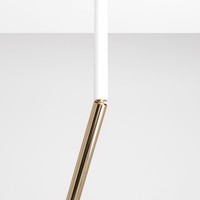 Weiß Gold Moderne Deckenlampe Deckenleuchte 1X35W/G9 5,5X5,5X54,5 [Cm]