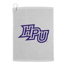High Point University Panthers "HPU" Golf Bag Towel With Grommet Logo and Text