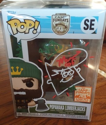 Funko Pop Camp Fundays Popawaka Lumberjacks 2023 MIKE BECKER/AUTO/COA