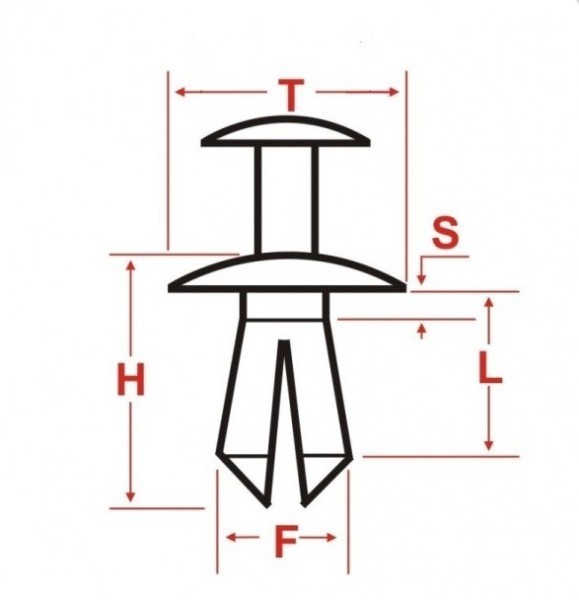メイ 5x 8mm Motorcycle Fairing Trim Plastic Push Fit Clips Suzuki 09409