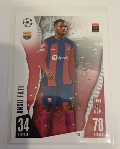 UEFA Champions League – Celebración de 30 Temporadas - Pedri & Ansu Fati - Carta con autografo # a 10
