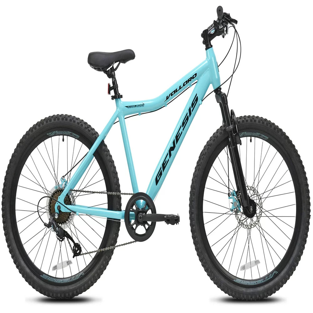 26 In Women's Mountain Bike Bicycle 8-Speed Light Blue Aluminum Frame. Wheels