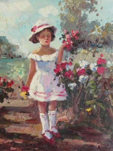 Wlodzimierz Borowczyk Polish Beautiful Art Original Oil on Wlodzimierz Borowczyk Polish Beautiful Art Original Oil on