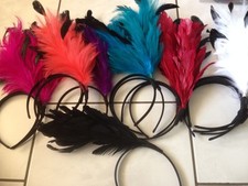 Free ShippingCarnival Races Melbourne Cup Fascinator Headband BlueRed Blue Black