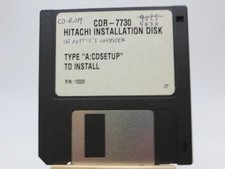 3.5" Floppy Disk CDR-7730 HITACHI INSTALLATION DISK P/N 15505