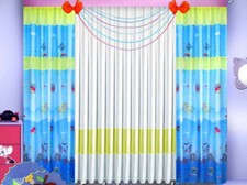 Luxury European Window Panel Curtains for Children's Room