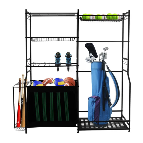 Sports Equipment Storage Rack, Sports Equipment Organizer