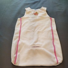 Vintage Disney Baby Sleep Sack Seat Belt Slot Pink 3-6 mo