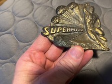 Metal Superman Belt Buckle