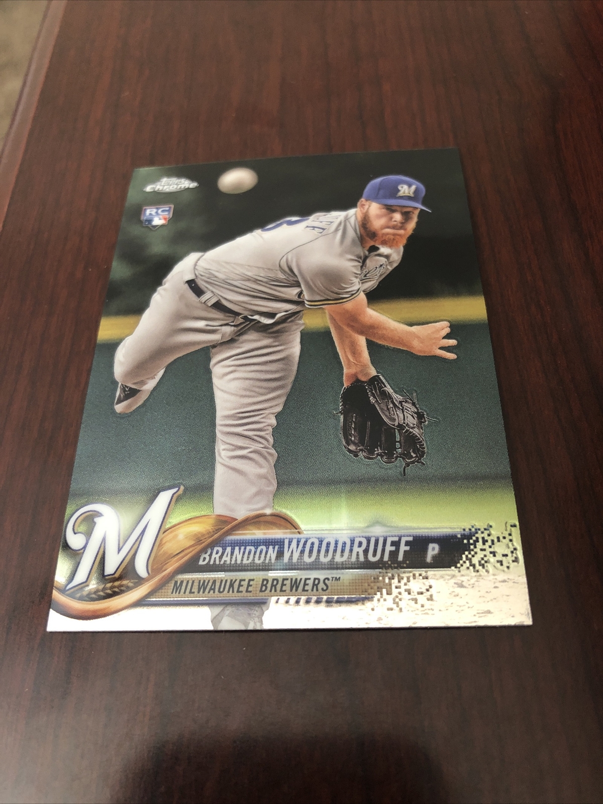Brandon Woodruff 2018 Topps Chrome #179 RC  Brewers *Mint*