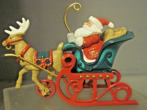 Hallmark Andenken Weihnachten Schlittenfahrt Druckguss 25 Jahre Jubiläum Ornament - Bild 3 von 6