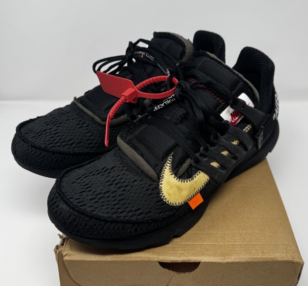 OFF WHITE X NIKE Taglia 13 Nike Air Presto x Off White Black (2018) Usate originali tutte