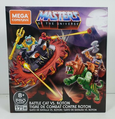 MEGA Construx Masters of the Universe MOTU Battle Cat Vs. Roton He-Man Mer-Man 
