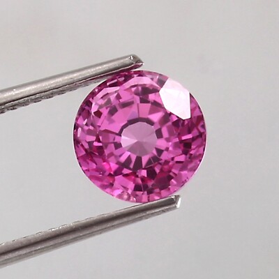 Super Schöner Natürlicher Ceylon Rosa Saphir Lose Runde Edelstein Schliff 8x8 MM