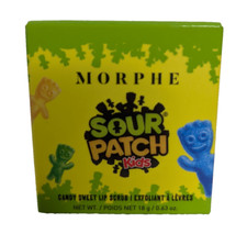 Morphe x Sour Patch Kids Candy Sweet Exfoliate Lip Scrub Blue Raspberry New