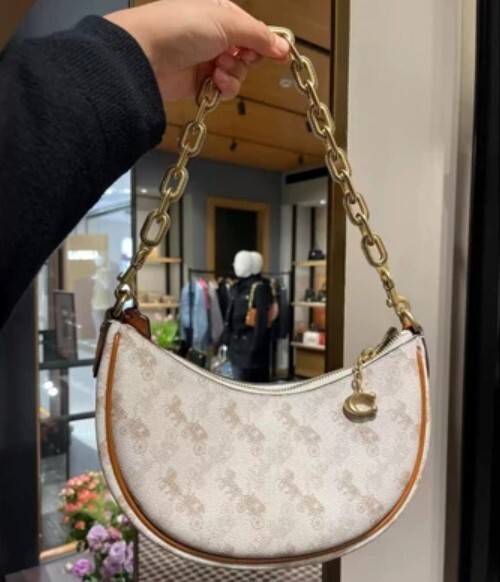 Coach Mira Shoulder Bag With Horse And Carriage Print In