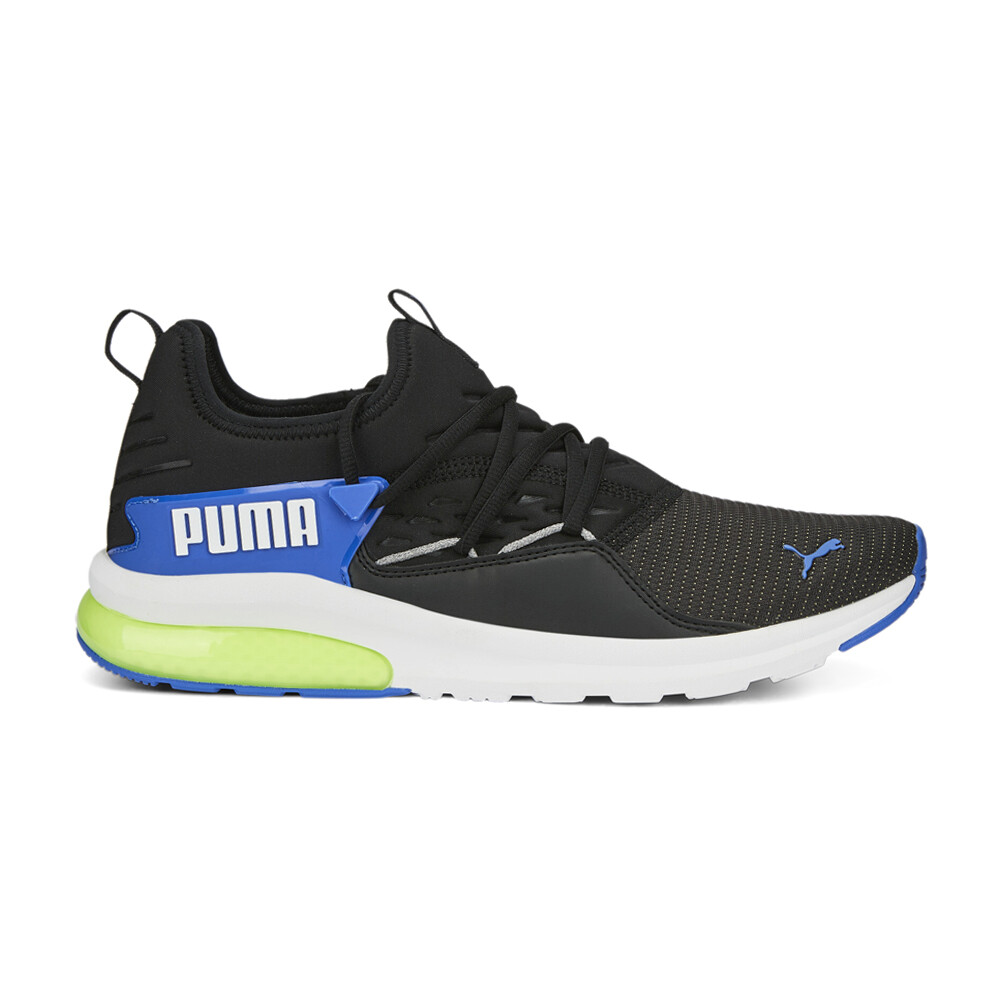 Повседневные мужские кроссовки Puma Electron 2.0 Sport с виртуальной шнуровкой, черные, синие кроссовки