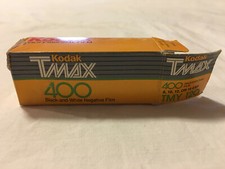 Vintage Expired Kodak Tmax 400 TMY 120 Black  White Photography Camera Film