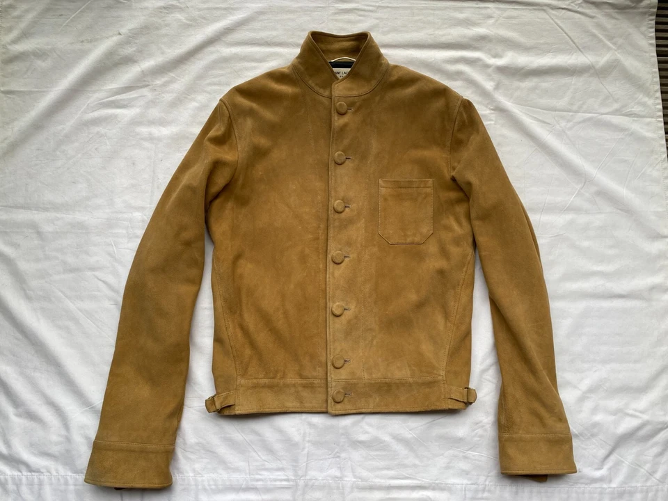SAINT LAURENT PARIS by Hedi Slimane suede jacket blouson proto 44 /46/48 Xavier - Image 4 of 4