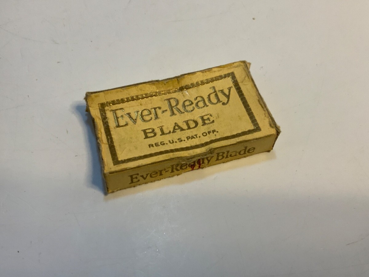 VINTAGE EVER READY SHOVEL HEAD SINGLE BLADE SAFETY RAZOR ORNATE