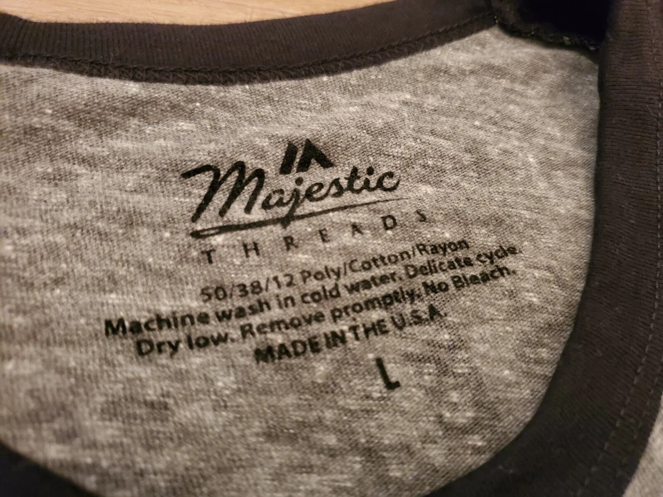 Nwt Baltimore Orioles MLB Logo L raglan T-Shirt L Cal Ripken Jr. Jersey HOF - Image 3 of 4