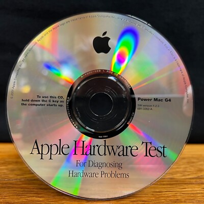Apple Hardware Test CD Power Mac G4 SW Version 1.2.3 691-3565-A