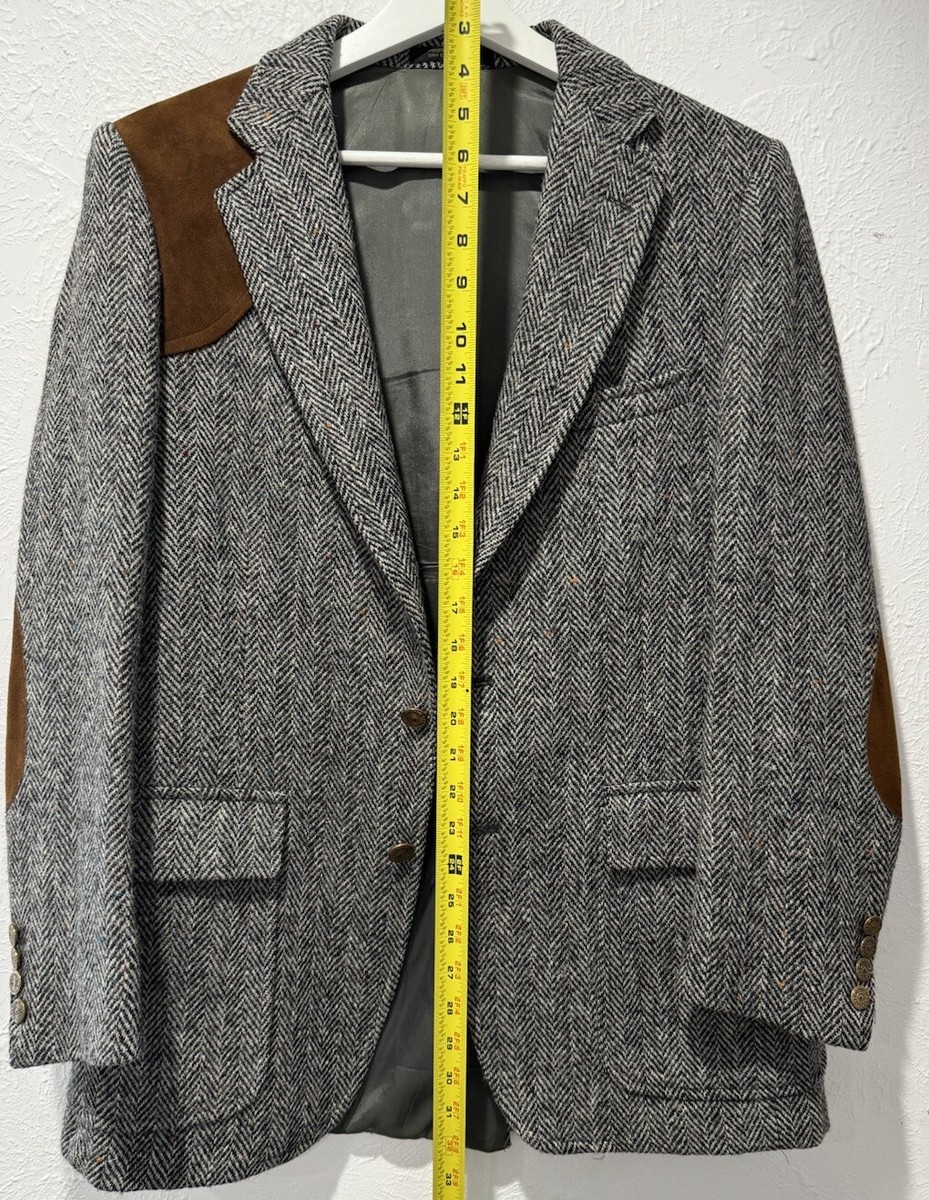 ジャケット・アウター Abercrombie&Fitch Harris Tweed jacket Abercrombie & Fitch /Harris Tweed Shooting Jacket Suede