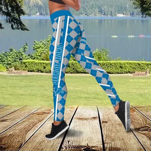 Detroit Lions Football Leggings, Detroit Lions Team Sport Leggings, Detroit Lions Game Day Football Leggings